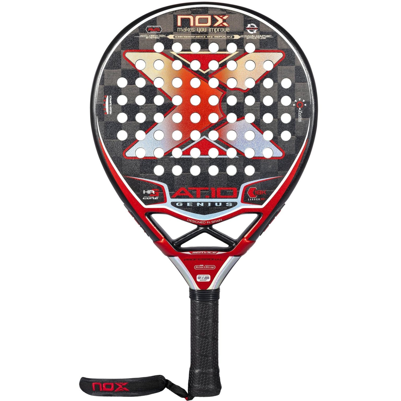 Nox At10 Luxury Genius 18k 2022 Nox AT10 Genius 18K 2022 by Agustin Tapia - Mister Padel - Il Negozio