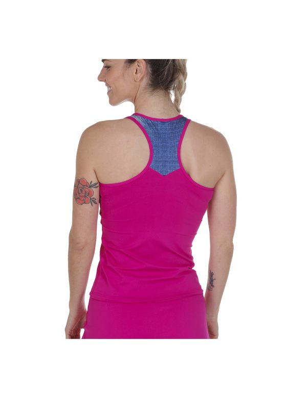 A40grados T-Shirt Skype Fucsia-Denim - immagine 2