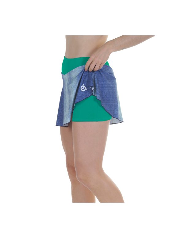 A40grados Gonna Full Verde-Denim - immagine 2