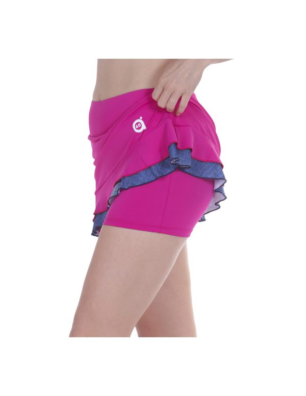 A40grados Gonna Voy Fucsia-Denim - immagine 2