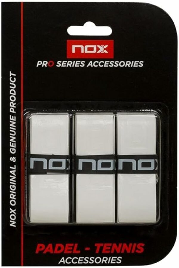 3 overgrip padel nox pro bianco