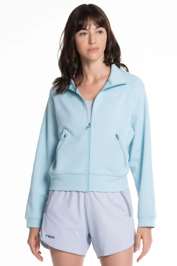 Giacca sportiva NOX PRO donna celeste