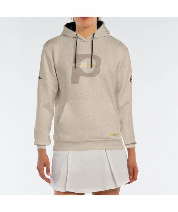 Felpa Donna Bullpadel Aerea Pietra