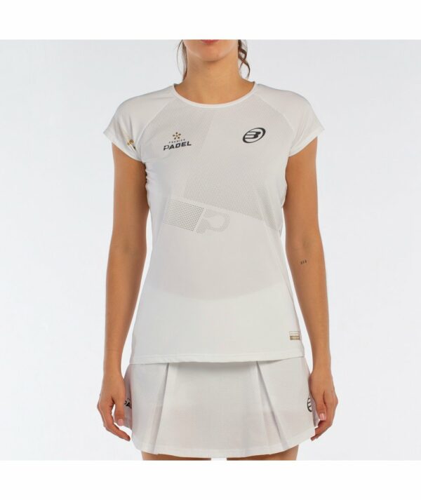 T-shirt donna Bullpadel afore bianca