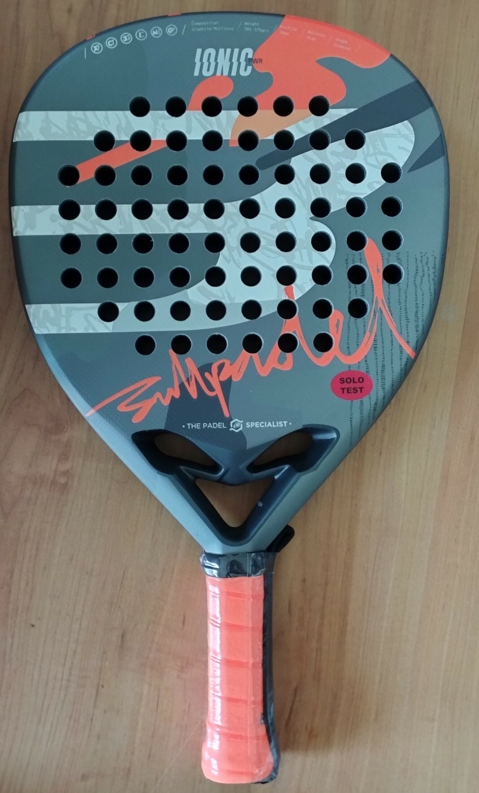 Racchetta TEST – bullpadel ionic POWER 25