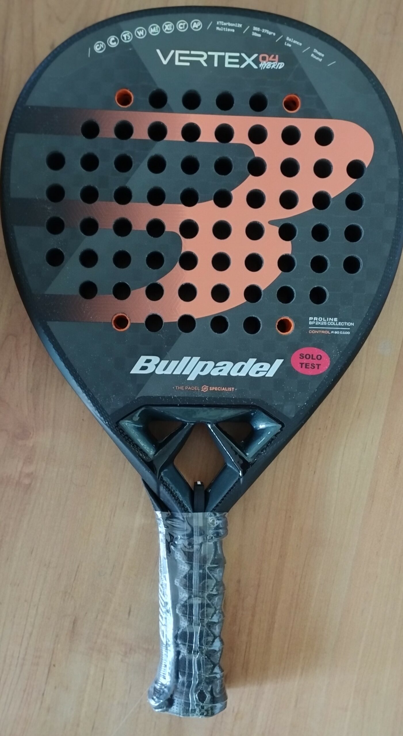 Racchetta TEST – Bullpadel VERTEX 04 hybrid 25